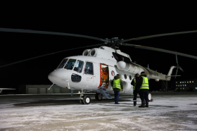 Новый вертолёт Ми-8 доставили на Чукотку 