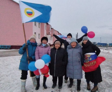 Команда филиала фонда «Защитники Отечества» по Чукотскому АО организовала встречу воина в родном селе