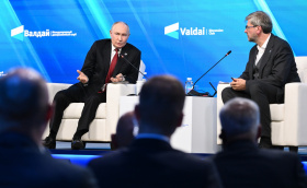Владимир Путин принял участие в пленарной сессии клуба «Валдай»