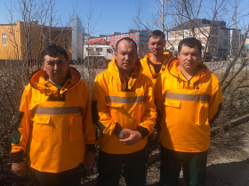 Первые пожарные-десантники прибыли на территорию Чукотского АО для борьбы с лесными пожарами