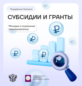 В Чукотском АО стартовал прием заявок на федеральные бизнес-гранты в рамках нацпроекта 