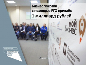 Бизнес Чукотки с помощью РГО привлёк 1 миллиард рублей